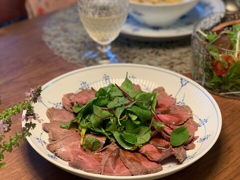 塩麹ローストビーフ